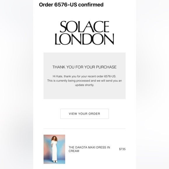 Solace London Dakota Maxi Dress - Picture 4 of 6